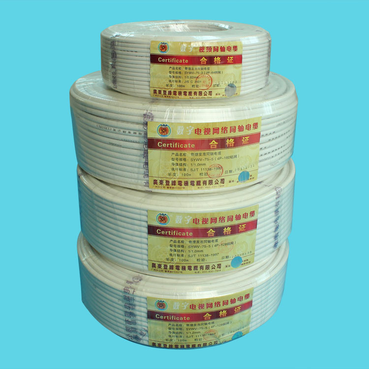 Physical foaming coaxial cable